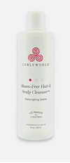 CURLY WORLD SHAM FREE HAIR AND SCALP CLEANSER 12oz