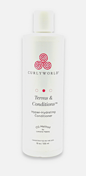 CURLY WORLD TREMS AND CONDITIONS HYPER-CONDITIONER 12oz